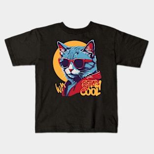 Stay Cool Cat Kids T-Shirt